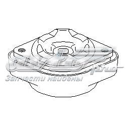 Подушка трансмиссии (опора коробки передач) правая 107990755 Hans Pries (Topran)