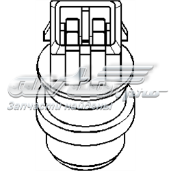 103 565 755 Hans Pries (Topran) sensor de temperatura do fluido de esfriamento (de ativação de ventilador do radiador)