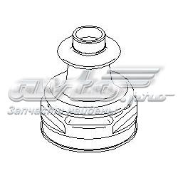 301955546 Hans Pries (Topran) bota de proteção interna de junta homocinética do semieixo dianteiro