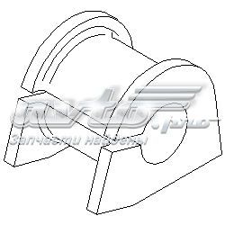 Втулка переднего стабилизатора 107357CN5 Hans Pries (Topran)