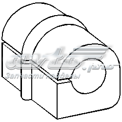 Втулка переднего стабилизатора 200449886 Hans Pries (Topran)