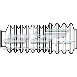 103 272 546 Hans Pries (Topran) bota de proteção do mecanismo de direção (de cremalheira)