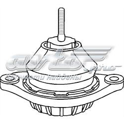 Левая/правая опора двигателя 107062755 Hans Pries (Topran)
