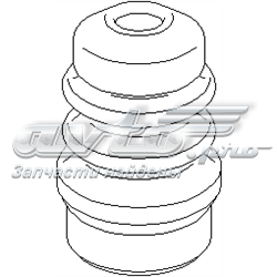 Буфер (отбойник) амортизатора переднего 107667015 Hans Pries (Topran)