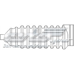 102 808 546 Hans Pries (Topran) bota de proteção do mecanismo de direção (de cremalheira)