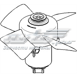 Электровентилятор охлаждения 107708755 Hans Pries (Topran)
