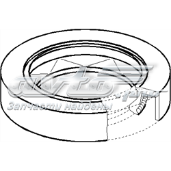 Сальник редуктора переднего моста 107386DE5 Hans Pries (Topran)