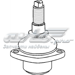 Верхняя шаровая опора 103347586 Hans Pries (Topran)