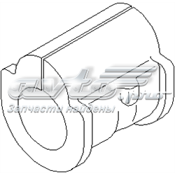 Втулка переднего стабилизатора 107363466 Hans Pries (Topran)