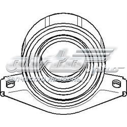 Муфта подвесного подшипника карданного вала 400080755 Hans Pries (Topran)