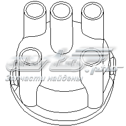 Крышка распределителя зажигания (трамблера) 100242755 Hans Pries (Topran)
