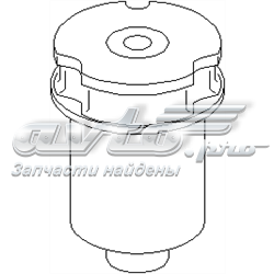 Сайлентблок задней балки (подрамника) 104428755 Hans Pries (Topran)