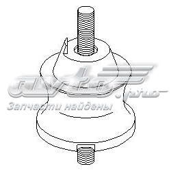 500 011 755 Hans Pries (Topran) coxim de transmissão (suporte da caixa de mudança)