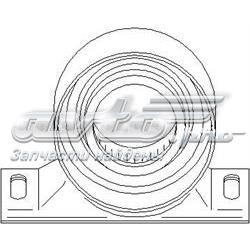 Подвесной подшипник карданного вала 500013755 Hans Pries (Topran)