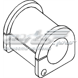 Втулка переднего стабилизатора 200458755 Hans Pries (Topran)