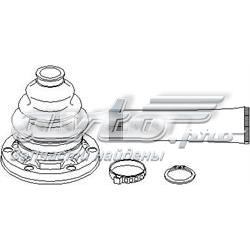 500582546 Hans Pries (Topran) bota de proteção externa de junta homocinética do semieixo traseiro
