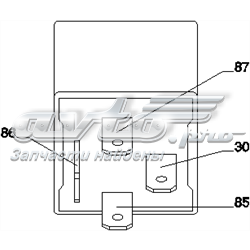 Реле электробензонасоса 107262015 Hans Pries (Topran)