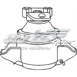 103838755 Hans Pries (Topran) coxim (suporte traseiro de motor)