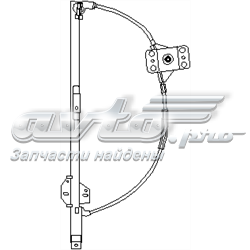 Механизм стеклоподъемника двери передней левой 104098755 Hans Pries (Topran)