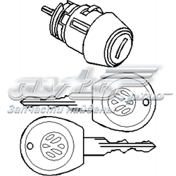 Личинка замка зажигания 103112755 Hans Pries (Topran)