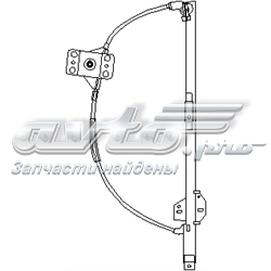 Механизм стеклоподъемника двери передней правой 104099755 Hans Pries (Topran)
