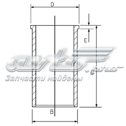 Гільза циліндра 1402090000 GOETZE