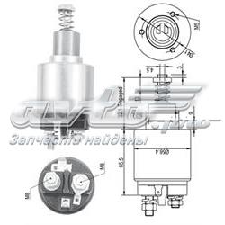 AME0129 Magneti Marelli relê retrator do motor de arranco