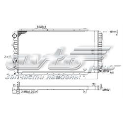 Радиатор BMQ707 Magneti Marelli