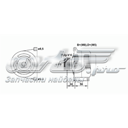 MAN7006 Magneti Marelli gerador