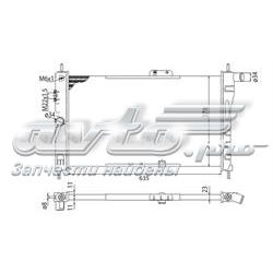 Радиатор BMQ326 Magneti Marelli