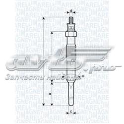 Свечи накала UC21A Magneti Marelli