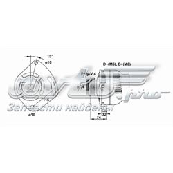 Автомобильный генератор Magneti Marelli MAN7011 цена, от 126.27 USD