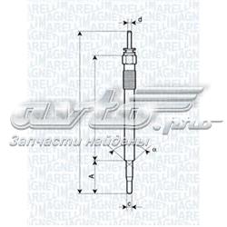 Свечи накала UY15A Magneti Marelli