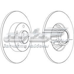 Тормозные диски DDF1498 Ferodo