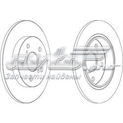 DDF1645 Ferodo Дисковый тормоз