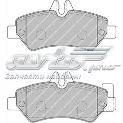 Задні гальмівні колодки FVR1780 FERODO