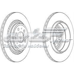 Задний тормозной диск Ferodo DDF1551 цена, от 53.27 USD