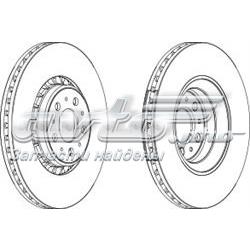 Disco do freio dianteiro Volvo XC90