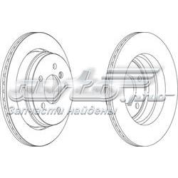 Тормозные диски DDF1581 Ferodo