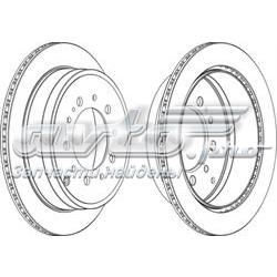 Тормозные диски DDF1799 Ferodo