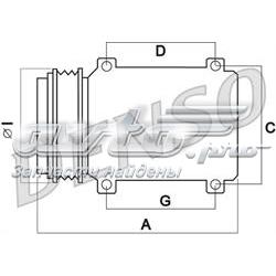 Компресор кондиціонера DCP45006 DENSO