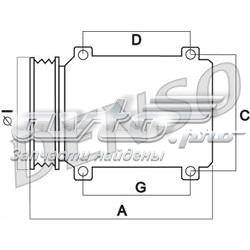 Насос кондиціонера DCP50240 DENSO