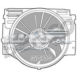 Difusor de radiador, aire acondicionado, completo con motor y rodete DER05007 DENSO