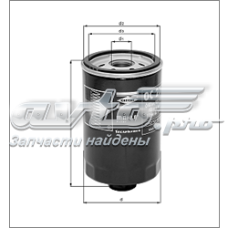 Filtro de aceite motor OC281 MAHLE