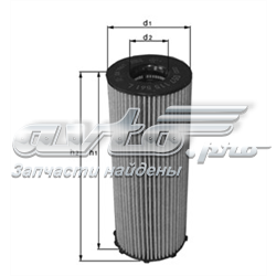Filtro de aceite motor OX354D MAHLE