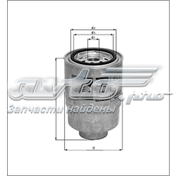 Фільтр палива KC67 MAHLE