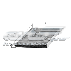 Купить LAK36 Mahle Original Фильтр салона угольный