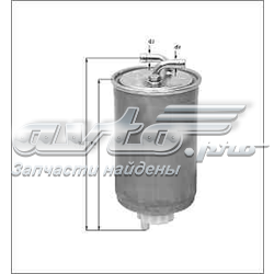 Фильтр топливный Mahle Original KL43