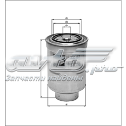 Фільтр паливний KC388D MAHLE