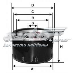 Фільтр масляний грубої очистки (повнопотоковий ф.) S3293R SOFIMA